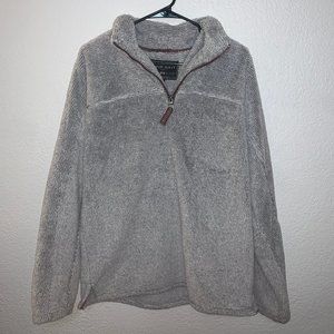 TRUE GRIT quarter zip pullover